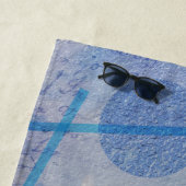 ヴィンテージエレガント Seahorse Blue海波名 ビーチタオル (インサイチュ)