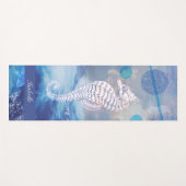 ヴィンテージエレガント Seahorse Blue海波名 ヨガマット (正面(横))