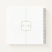 ヴィンテージエレガ結婚ンスゲストブック ノートブック (裏面)