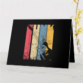 ヴィンテージエレキギターファンク音楽愛好家ギフト カード (黄色い花)