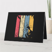 ヴィンテージエレキギターファンク音楽愛好家ギフト カード (裏面)