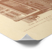 ヴィンテージエレベータアートポスター ポスター (角)