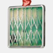 ヴィンテージエレベータゲート メタルオーナメント (左)