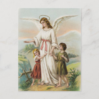 ヴィンテージエンゲルシュッツェンゲルウントズウェイキンダー ポストカード