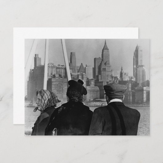 ヴィンテージエンゲージメントデザイン 案内状 (正面/裏面)