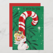 ヴィンテージエンジェルがキャンディケーンに持ち込む シーズンカード (正面/裏面)