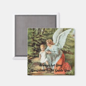 ヴィンテージエンジェルとチャイルドマグネット マグネット (正面/裏面)