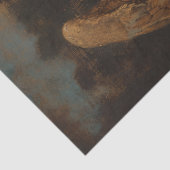 ヴィンテージエンジェルとラブラドール犬のデコパージュ 薄葉紙 (詳細)