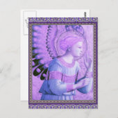 ヴィンテージエンジェルアートワーク ポストカード (正面/裏面)