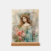 ヴィンテージエンジェルインブルー アクリルサイン (正面)