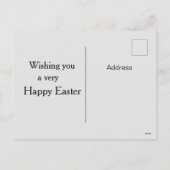 ヴィンテージエンジェルイースターグリーティングポストカード シーズンポストカード (裏面)