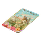 ヴィンテージエンジェルイースターグリーティング マグネット (左側)