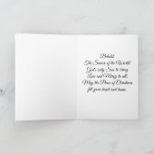 ヴィンテージエンジェルウィズイエズホリデーカード シーズンカード (内部)