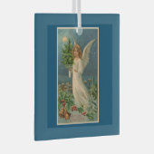 ヴィンテージエンジェルウィズツリーオーナメント ガラスオーナメント (正面右)