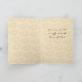 ヴィンテージエンジェルクリスマスカード シーズンカード (内部)