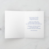 ヴィンテージエンジェルクリスマスカード – パーソナライズ カード (内部)