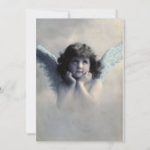 ヴィンテージエンジェルクリスマスパーティー 招待状 (裏面)