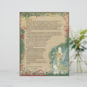 ヴィンテージエンジェルクリスマスレター (スタンド正面)