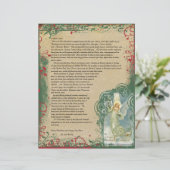 ヴィンテージエンジェルクリスマスレター (スタンド正面)