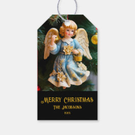 ヴィンテージエンジェルクリスマス ギフトタグ