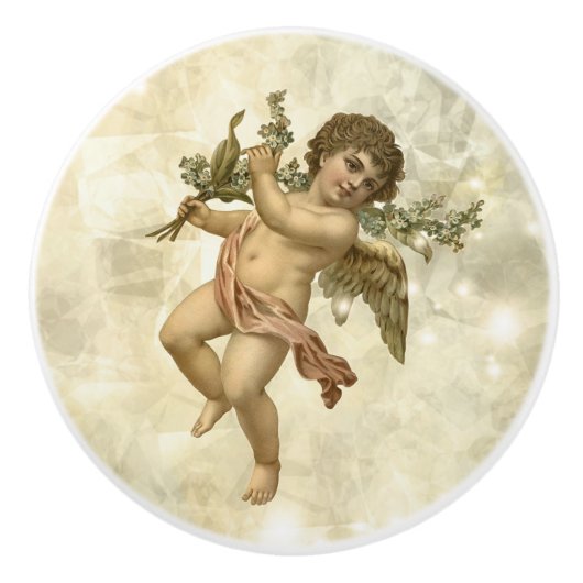 ヴィンテージエンジェルグリタリング金ゴールドV1 ID136 セラミックノブ (正面)