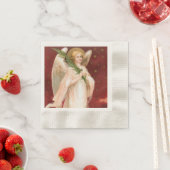 ヴィンテージエンジェルスプルチェブランチホリデー 縁ありカクテルナプキン (インサイチュ)