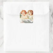 ヴィンテージエンジェルス歌唱住所 シール (バッグ)