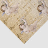 ヴィンテージエンジェルス音符シートティッシュペーパー 薄葉紙 (詳細)