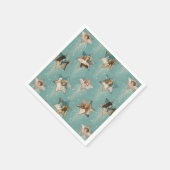 ヴィンテージエンジェルズインスターズミュージカル楽器 スタンダードカクテルナプキン (角)