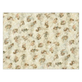 ヴィンテージエンジェルズキラキラ金ゴールドID136 テーブルクロス (正面(横))