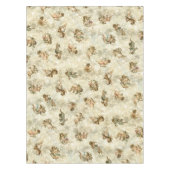 ヴィンテージエンジェルズキラキラ金ゴールドID136 テーブルクロス (正面)