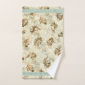 ヴィンテージエンジェルズキラキラ金ゴールドID136 バスタオルセット (ハンドタオル)