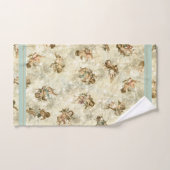 ヴィンテージエンジェルズキラキラ金ゴールドID136 バスタオルセット (ハンドタオル)