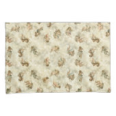 ヴィンテージエンジェルズキラキラ金ゴールドID136 枕カバー (正面右)