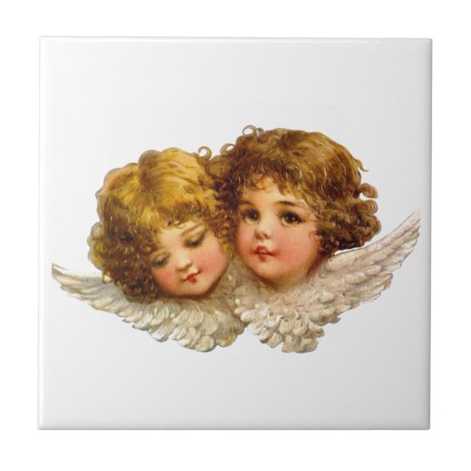 ヴィンテージエンジェルズセラミックタイル タイル (正面)