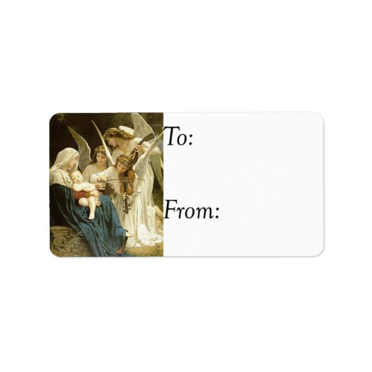 ヴィンテージエンジェルズセレンドメアリーギフトラベル ラベル (正面)