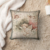 ヴィンテージエンジェルチェルブクラシックスラウンドシール クッション (ブランケット)