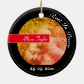 ヴィンテージエンジェルチャイルド&ストーミー天国/クリスマス セラミックオーナメント (裏面)