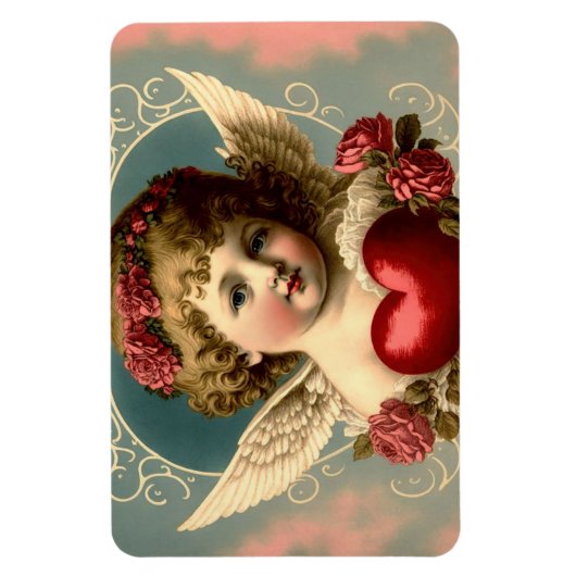 ヴィンテージエンジェルハート磁石 マグネット (縦)