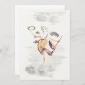 ヴィンテージエンジェルバレンタインデー シーズンカード (正面/裏面)