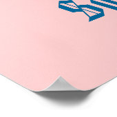 ヴィンテージエンジェルブルーウィングスクリスマスドリームズCH404 ポスター (角)