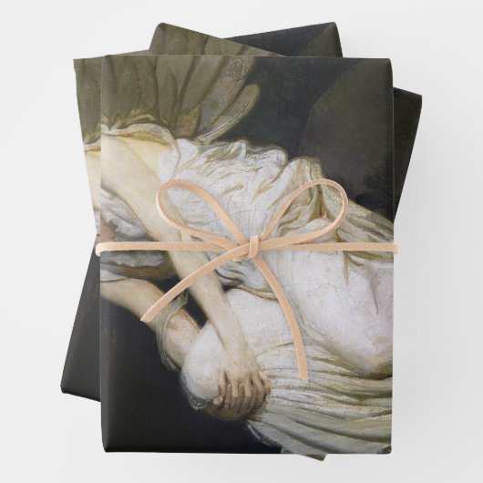 ヴィンテージエンジェルヘビーウェイトデカップエンジェル ラッピングペーパーシート (インサイチュ)