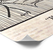 ヴィンテージエンジェル顔漫画「この席は空いてる？」 ポスター (角)