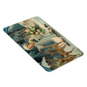 ヴィンテージエンジェル食べ物を与えズ鹿可とう磁石 マグネット (右側)