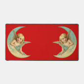 ヴィンテージエンジェル・イン・ムーン デスクマット (正面)