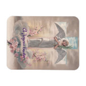 ヴィンテージエンジェル&クロスイースター マグネット (横)