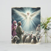 ヴィンテージエンジェル&シェパード出生スクラップブック紙 (スタンド正面)