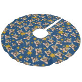 ヴィンテージエンジェル&スターズ フェイクリネンツリースカート (アングル)