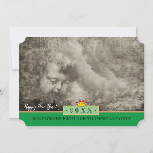 ヴィンテージエンジェル&ハッピー·ニューイヤー!カード/20XX シーズンカード (正面)