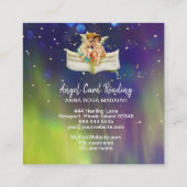 *ヴィンテージエンゼルスチェルブフェアリーアンティークシートミュージック スクエア名刺 (裏面)